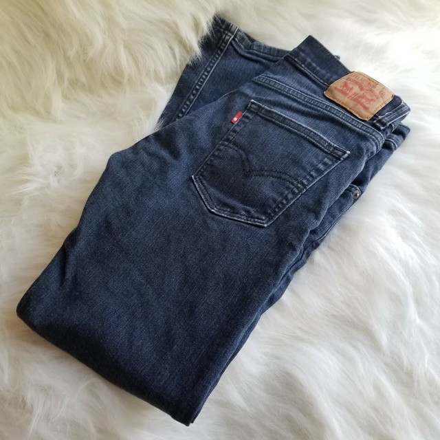 levi 505 dark wash jeans
