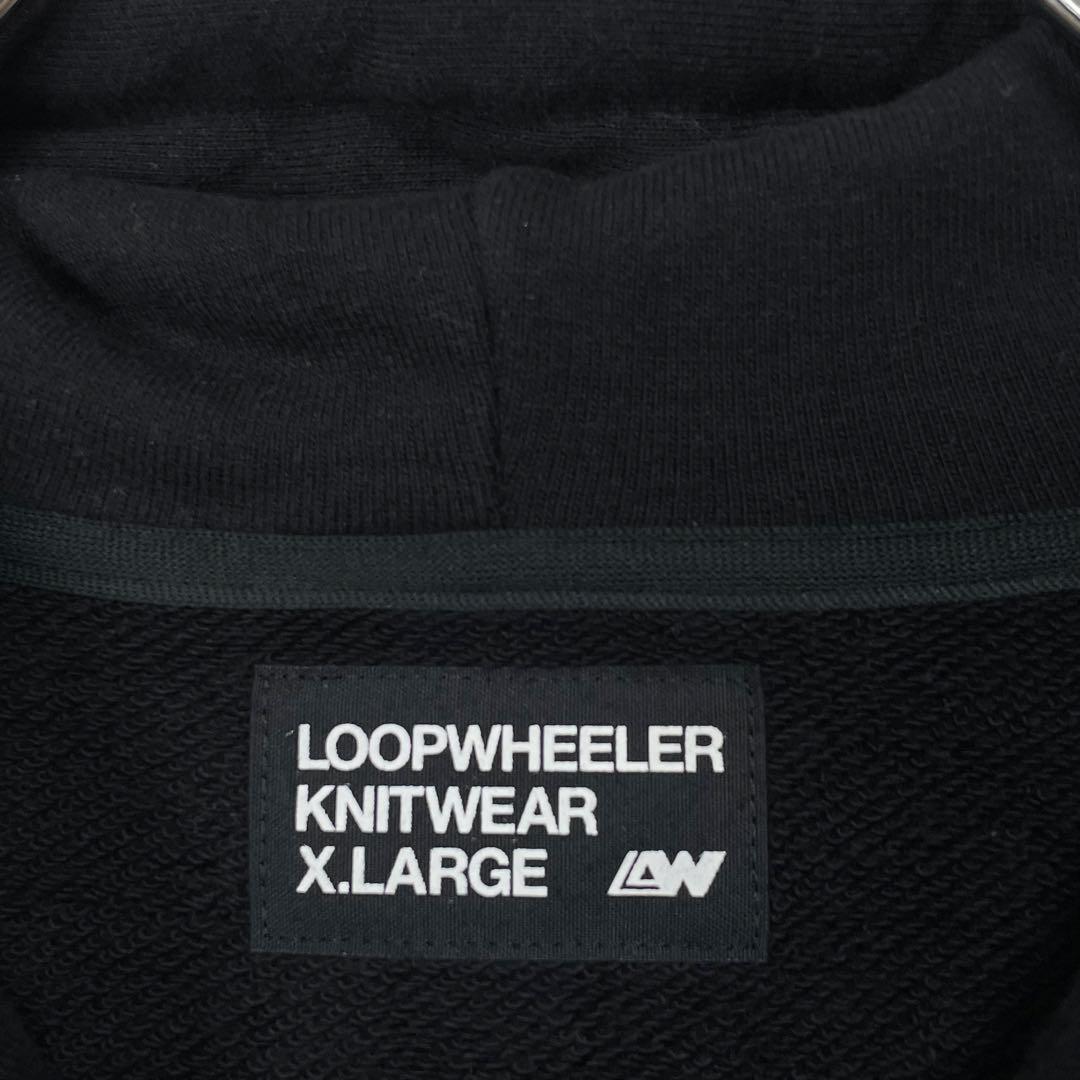 Loopwheeler Pocket Zip Hoodie Black Cotton Size XL Used From