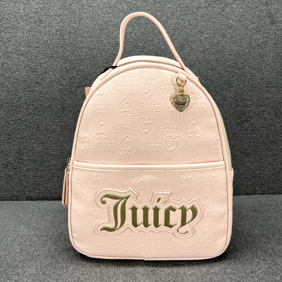 Juicy Couture Backpack Medium Powder blush‎ pink gold Logo Juicy Couture Backpack Medium Powder blush pink gold Logo | eBay main image 2