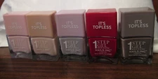 Topless Nail Polish - 4-in-1 polish by Nails, INC. - 5 shades New in Package