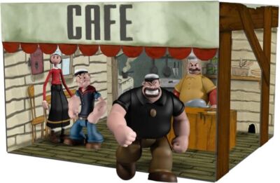 Mezco Popeye Deluxe Boxed Set Figures 5 Points 2021 New Sealed Box