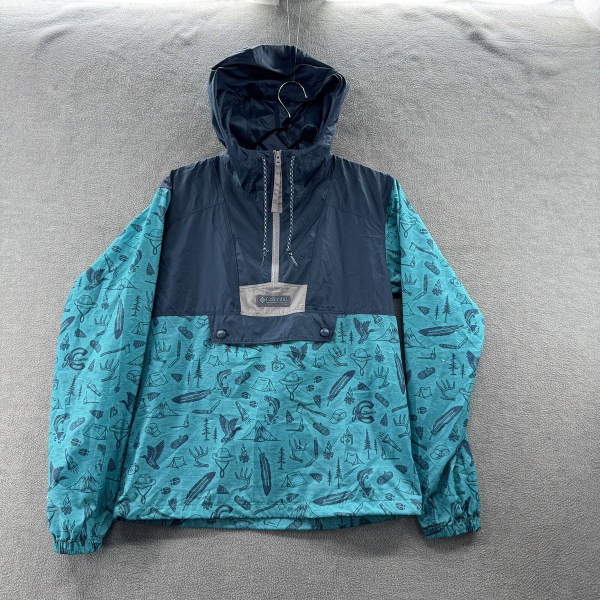 限定モデル Columbia ナイロンジャケット XS オリーブグリーン 