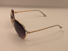 Beverly Hills Polo Club Sunglasses Women's Gold W/ White Stripes