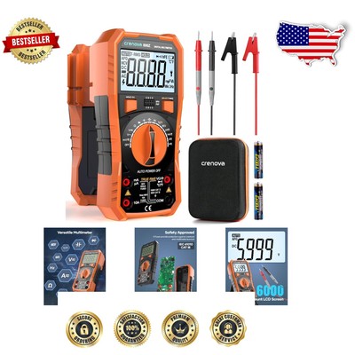 Versatile 890Z Multimeter with 6000 Counts LCD Display & Comprehensive Tool Kit
