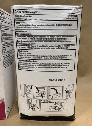 2x GOJO 7520 RICH PINK Antibacterial Lotion Soap 5000ml PRO TDX Refills - Picture 3 of 6