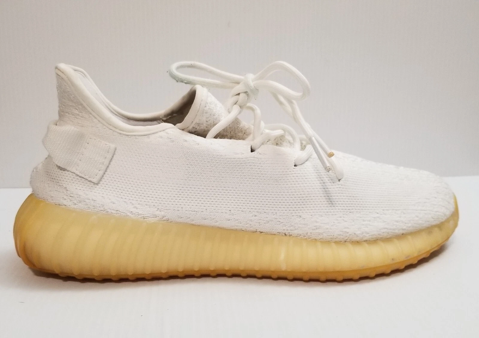 Sneakers da uomo didas Yeezy Boost 350 V2 crema tripla bianca CP9366 taglia 9 5