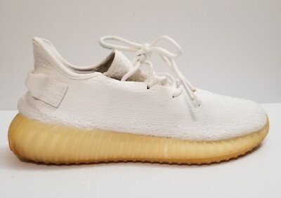 didas Yeezy Boost 350 V2 Cream Triple White CP9366 Men's Size 9.5 Sneakers