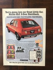 1977 vintage original print ad Mazda GLC 5-door Hatchback