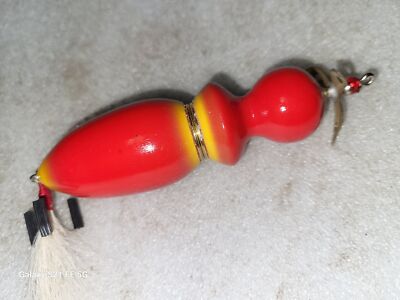 Nice G.D. Petersen Folk Art Fishing Lure 45-A