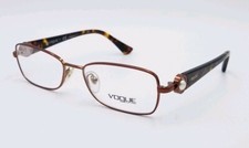 Vogue 3809-H 811 Rectangular Brown Tortoise 51 16 Display Frame Eyeglasses 1925