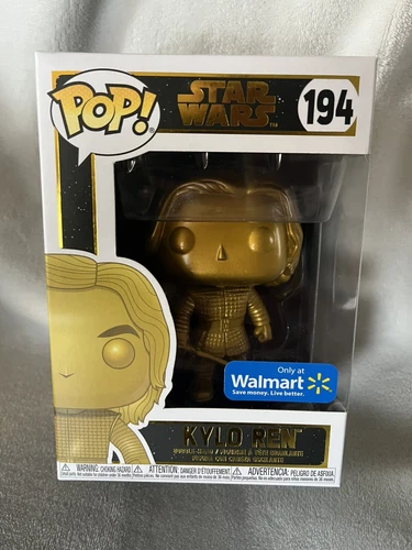 Funko Pop! Vinyl: Star Wars - Kylo Ren (Gold) (Metallic) - Walmart (WMT)...