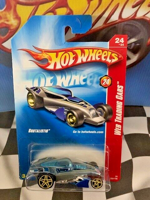 Hot Wheels 2008 Web Trading Cars 24/24 100 Brutalistic GRAY PR5