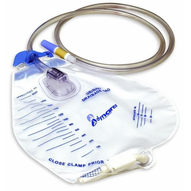 Bardia Closed System 802001 Urinary Drainage Bag 2000mL Latex Free 3