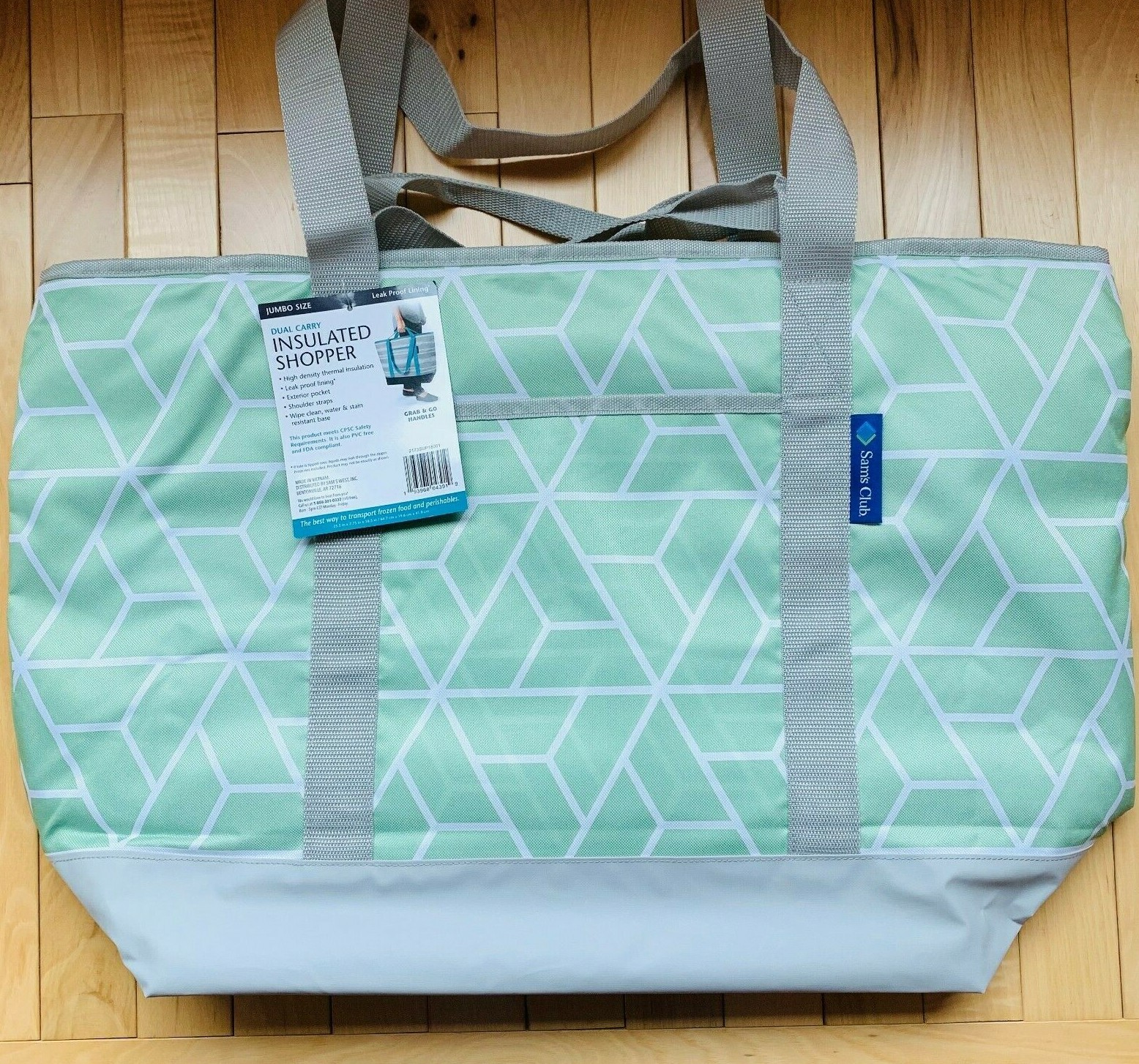 dual carry insulated shopper
