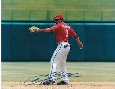 ANDRES BLANCO   TEXAS RANGERS   ACTION SIGNED 8x10