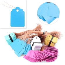Jewelry Garment Merchandise Brand Label Price Pricing Tags Tie Strung 100pcs