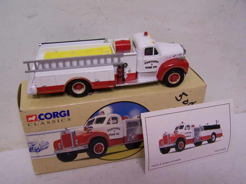 USED Corgi 98486 , Paxtonia Fire CO Mack B Series Fire Truck, Read Description - Image 4 of 4
