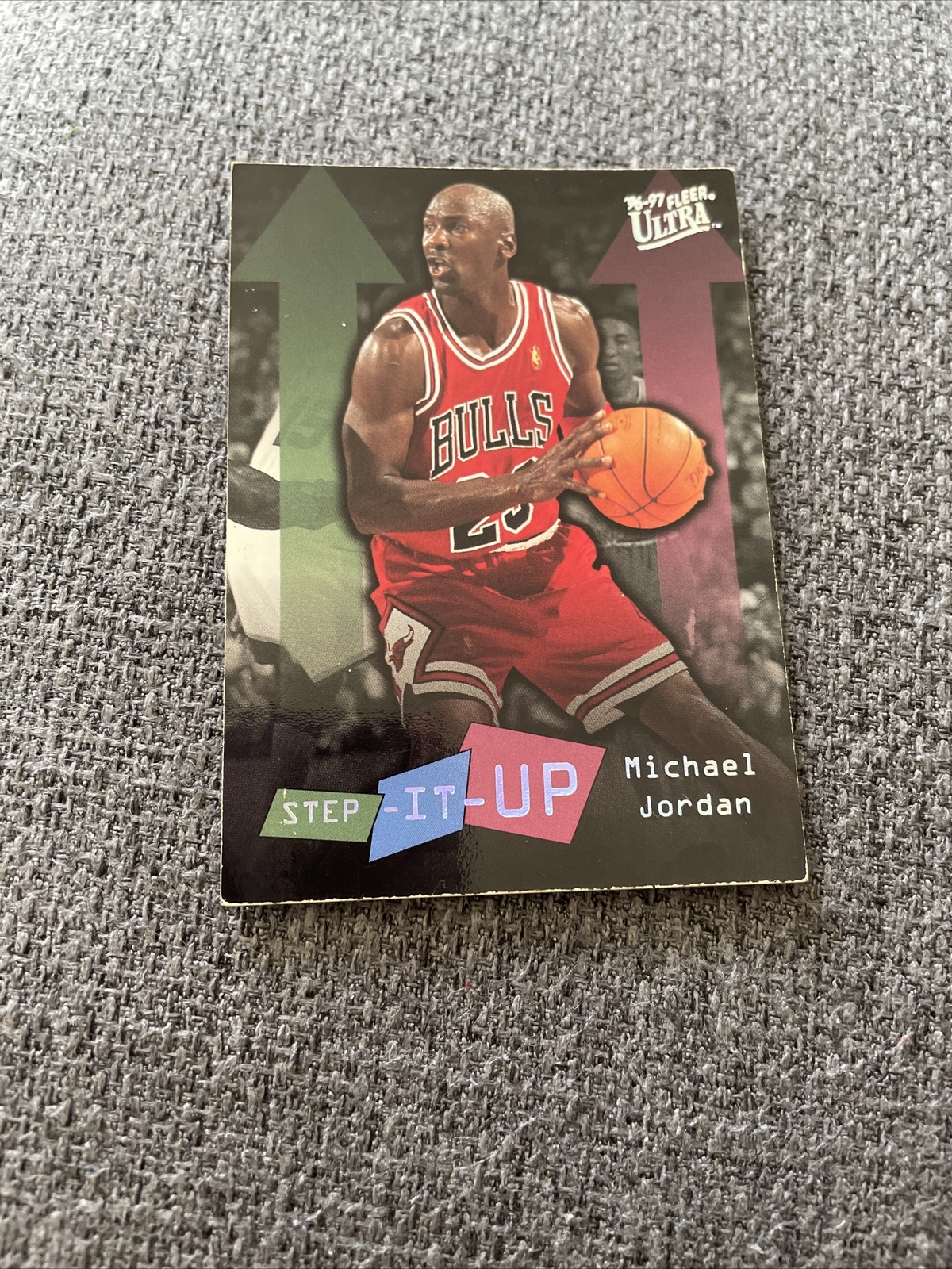 Michael Jordan 96-97 Fleer Ultra Step-It-Up