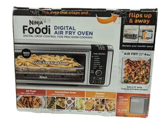 Ninja FT102A Foodi 9-in-1 Digital Air Fry Oven with Convection Oven,  Toaster, Air Fryer