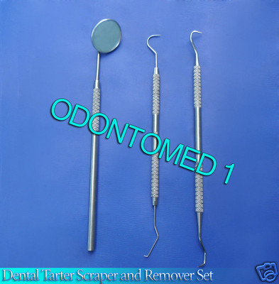 Surgical-Grade Dental Tartar Scraper Set - Stainless Steel Tools For Professional Or Lab Use