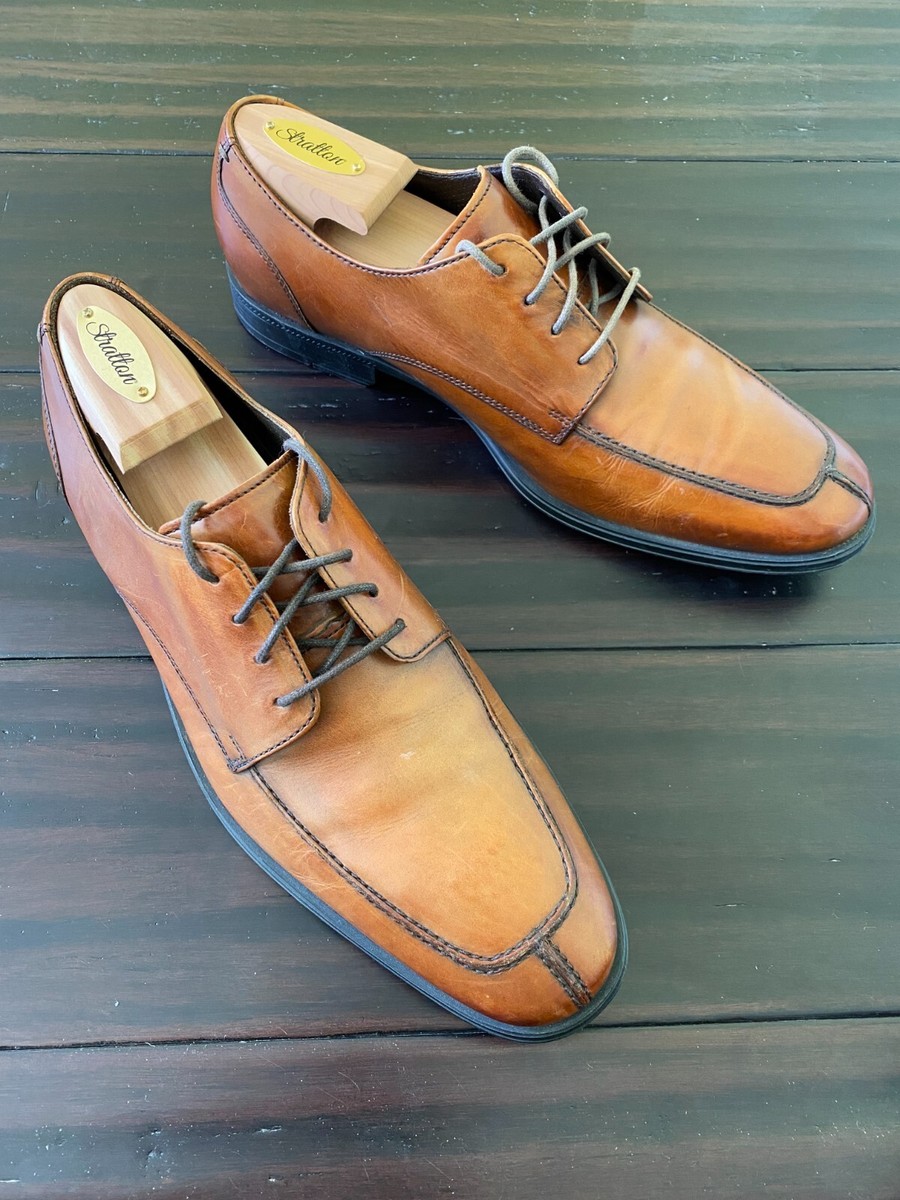 Cole Haan Centre Street Derby Shoes Mens 9 Brown Leather Plain Toe Nike Air Cole Haan x NikeAir Brown Leather Derby Shoes Men main image 4