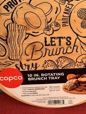 COPCO 10 inch rotating brunch tray