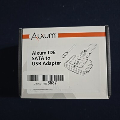 Alxum IDE to USB Adapter, SATA Hard Drive Reader Cable for 2.5/3.5 A - NEW!