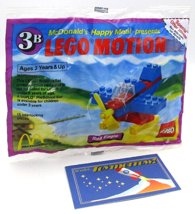 LEGO Motion Building Set #3B - McDonalds Happy Meal Toy 1989