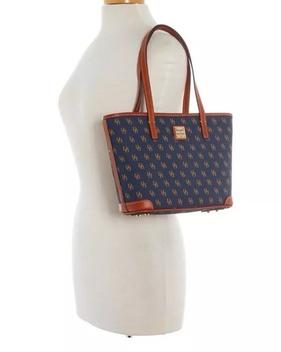 Dooney & Bourke Gretta Small Charleston Shopper ~ Navy - Picture 5 of 14