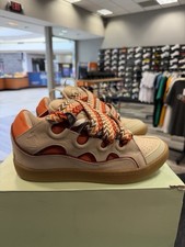 Size 44 - Lanvin Curb Sneaker Pale Pink Mango Women  s FW-SKDK00-NASH-A20