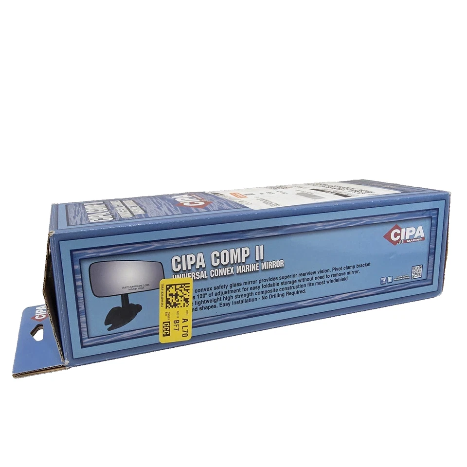 ESPEJO MARINO CONVEXO UNIVERSAL CIPA COMP II #11083 Foto 3 de 4