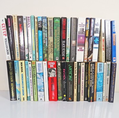 Job Lot Bundle of 44 Vintage Horror, Fantasy & Sci Fi Paperback Books inc SEVEN