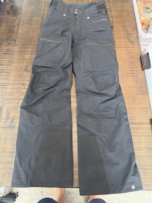 Norrona Lofoten Gore-Tex Pro Black Mens Ski Snowboard Waterproof Pants Sz S