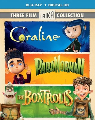 Three Film Laika Collection (Coraline / ParaNorman / The Boxtrolls) [Blu-ray...