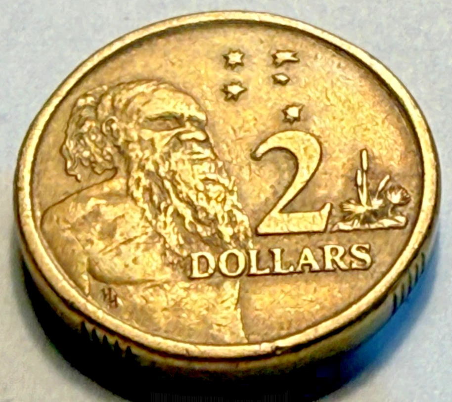 1988 Australian 2 dollar hh, First Year of Issue Australia