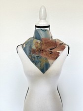 Hand Made Graphic Splatterpaint Cotton Bandana Scarf