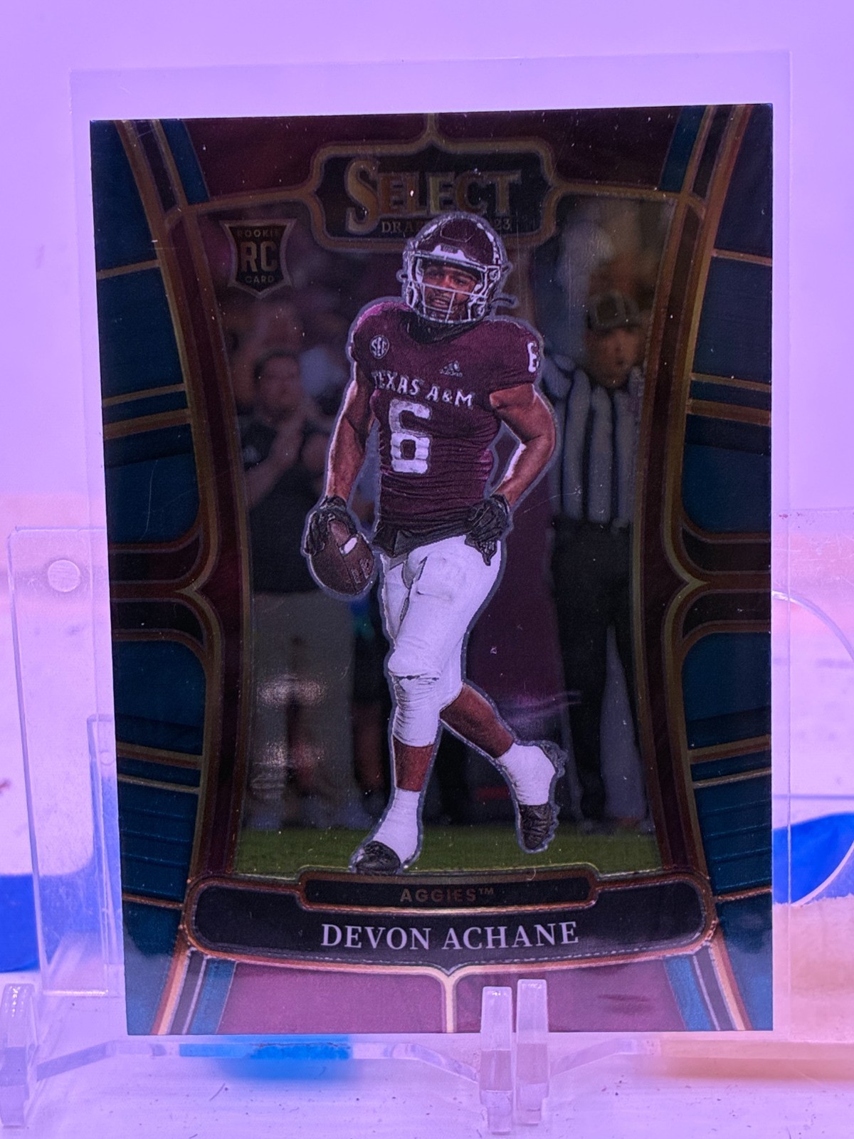 2023 Panini Select Draft Picks Rookie Card #20 Devon Achane