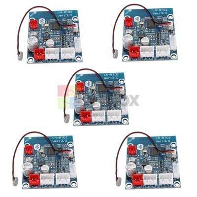 1-10PCS Car Bluetooth 4.0 Audio Receiver Board Stereo Sound Module NE5532 DIY