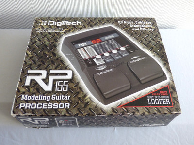 DigiTech RP155 Multi-Effekt-Gitarren-Effektpedal/Looper/USB-Audioaufnahme