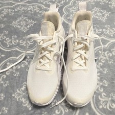 Nike White Lace-Up Low Top Athletic Sneakers ...
