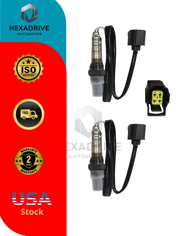 Juego de 2 sensores de oxígeno O2 psc para Chrysler Town & Country V6 2004-2010 3,3 L 3,8 L Foto 2 de 3