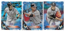 2016 Topps Opening Day Blue Foil - MIAMI MARLINS 