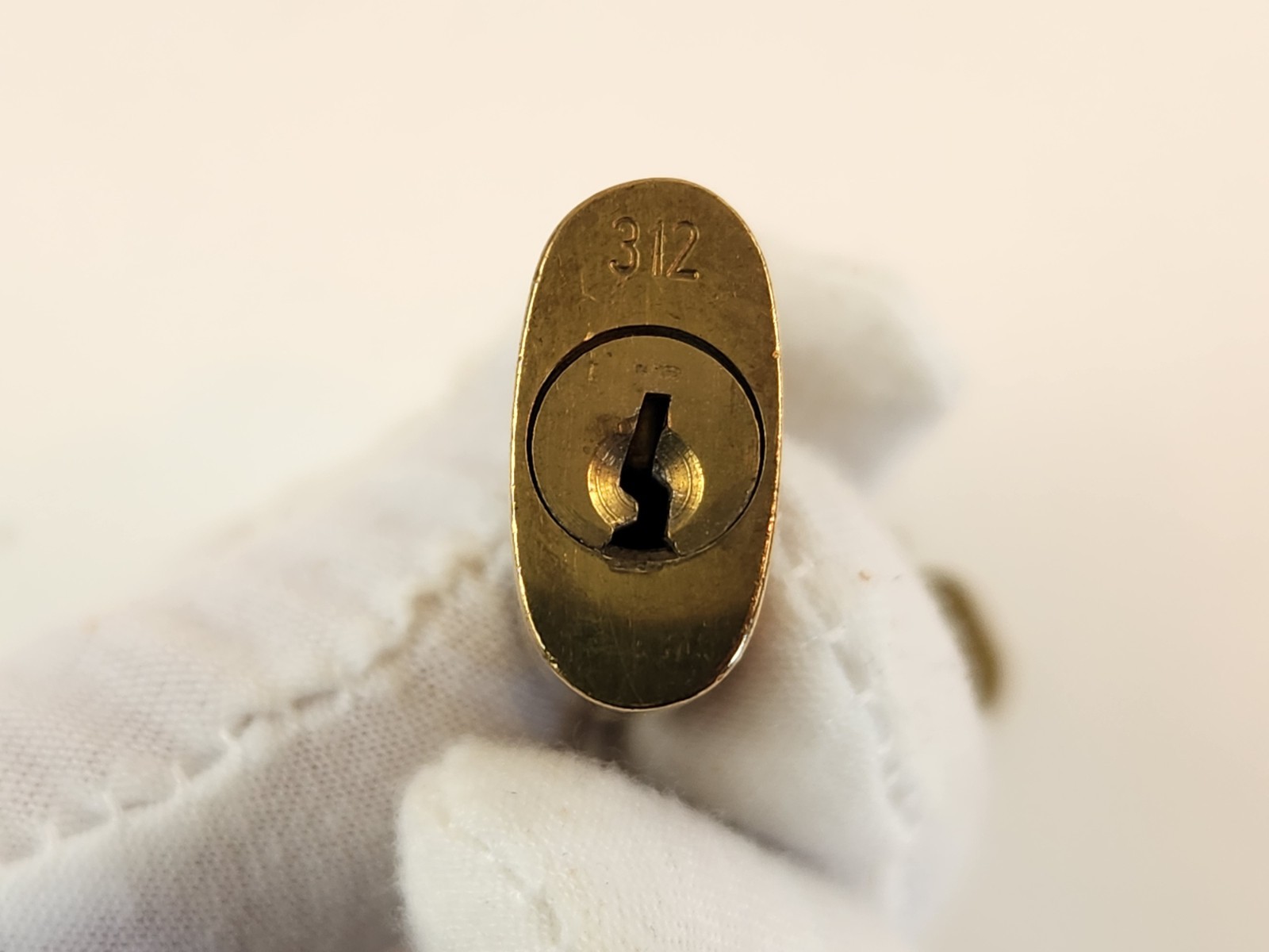 Authentic Louis Vuitton PadLock Solid Lock Key Br… - image 24