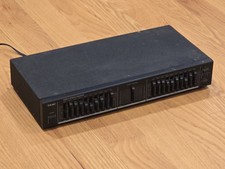 Vintage EQ 1980s TEAC EQA-5 10 Band Stereo Graphic Equalizer  Parts Or Repair