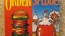 Vintage 1989 Nintendo NES Empty Video Game Box Short Order Egg Splode