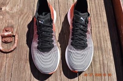 Puma Electrify Nitro Black Cherry Tomato Mens Size 11.5 Shoes Brand new