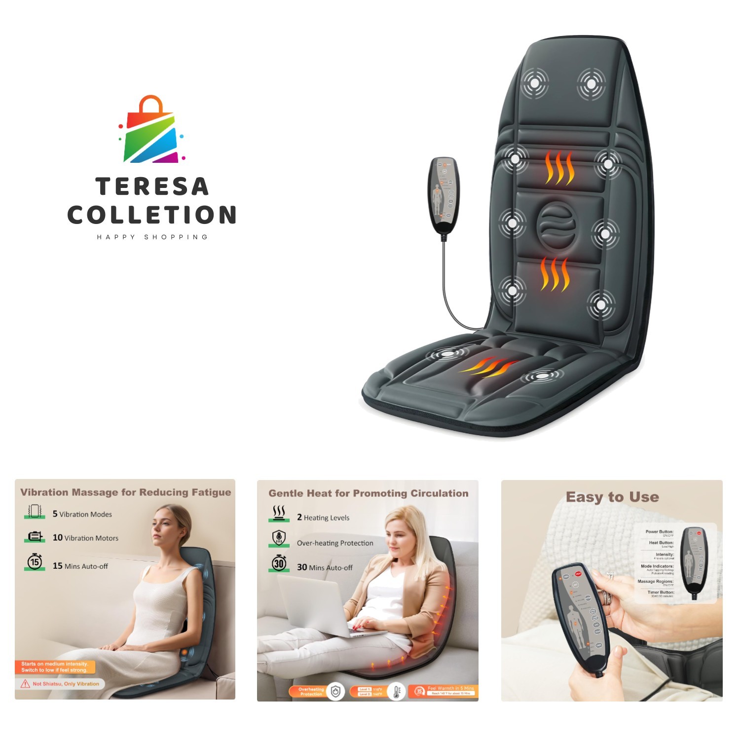 With 10 Vibration Motors & Heating&mdash;perfect For Office And Home