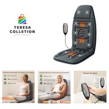 Massage Chair Pad with 10 Vibration Motors  Heating  Perfect for Office and Home