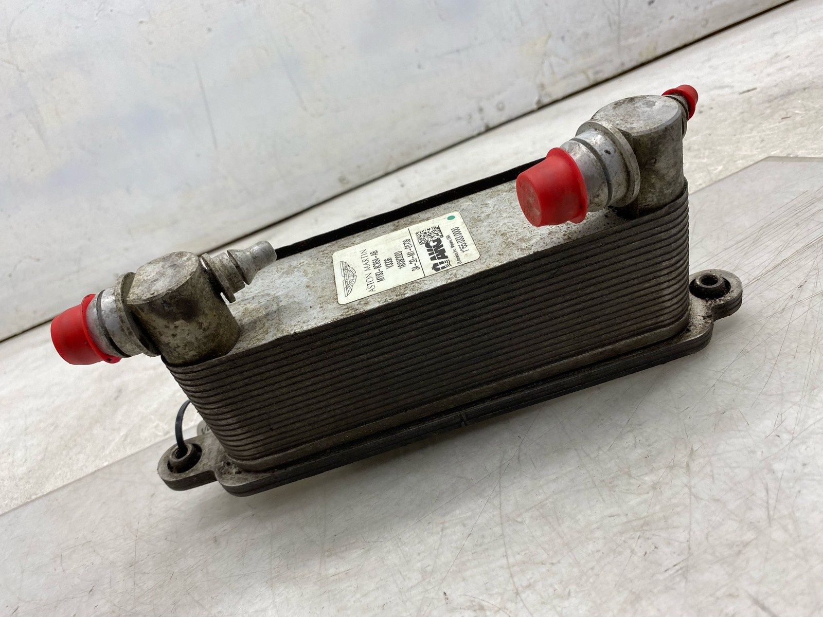 2020-2025 ASTON MARTIN DBX 4.0L TRANS OIL COOLER HEAT EXCHANGER MY83-8C654-AB