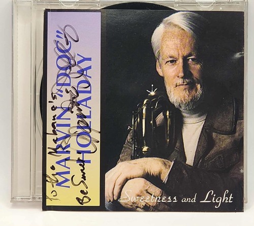 MARVIN DOC HOLLADAY Sweetness & Light CD - AUTOGRAPHED/SIGNED - RARE - Foto 2 di 4